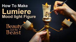 Making Lumiere from Beauty and the Beast(Mood light)_Clay Tutorial