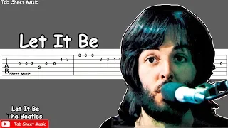 The Beatles - Let It Be Guitar Tutorial