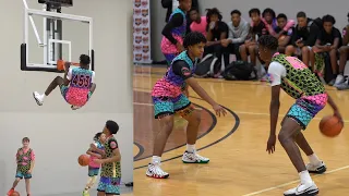 15-Year-Old A.J. Dybantsa SHUT DOWN THE GYM at MSHTV Camp! #1 9th Grader?