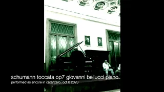 Giovanni Bellucci plays Schumann as encore