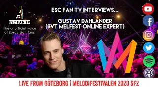 SVT Melfest expert interview | Melodifestivalen 2020 SF2, Göteborg, 08.02.2020