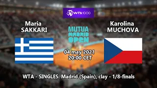 04-05-21 - Maria Sakkari - Karolina Muchova (prediction, pick) Прогноз: Саккари - Мухова