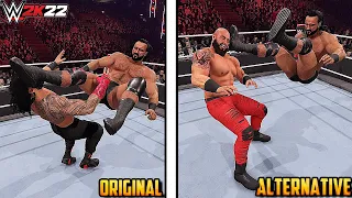 25 Finishers with Alternate Variations! - WWE 2K22