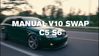 Walkthrough of C5 V10 manual swap (yeah that’s right…)