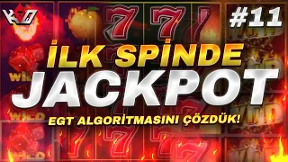 EGT Slot Oyunları Serisi #11 | İlk Spin'den Jackpot Aldım! Kasa: 150.000 TL 💰🎰