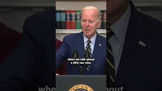 Joe Biden compares 'wacko liberal' Ronald Reagan's tax rate to his budget proposal #Shorts