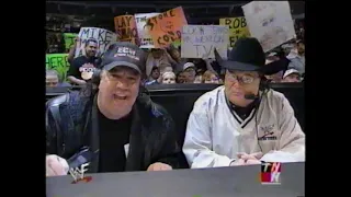 Paul Heyman WWF debut - March 5, 2001 - The Kat, Jerry "The King" Lawler, Jim Ross, Paul E. ECW