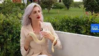 Të jetosh me një gjarpër, efektivja nga Elbasani: E kam anti-stres