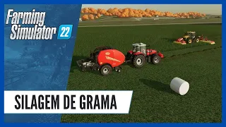 GAMEPLAY | Usei a FASTBALE para enfardar gramas, NH T7, MF e Fast Track no FARMING SIMULATOR 22