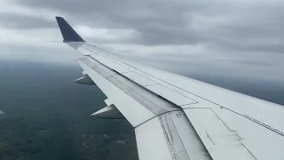 Delta Airlines Airbus A220-100 Landing in Raleigh-Durham