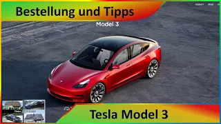 Tesla Model 3 bestellen - Tipps Tricks und wichtige Informationen zu den Modellen