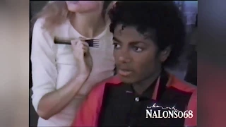 Michael Jackson - Thriller photo session  home video (enhanced )