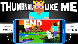 How To Make Minecraft Thumbnail Like ME😏 in Android