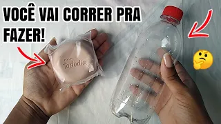 LEMBRANCINHA INCRÍVEL USANDO SABONETE E GARRAFA PET  - FAÇA VOCÊ MESMA