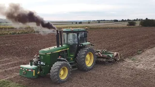 John Deere 4450 & Amazone Catros 4001 / Bodenbearbeitung 2021 7,6 Liter  JD Sound UNCUT Powershift