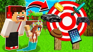 TRAF DO CELU I WYGRAJ NAGRODĘ W MINECRAFT?! GPLAY & LUMI