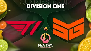 T1 vs SMG Game 3 - DPC SEA Div 1: Summer Tour w/ MLP & johnxfire