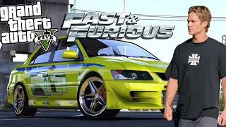 2FAST 2FURIOUS DANS GTA5 : AVOIR LA MITSUBISHI MITSUBISHI LANCER EVO VII DE BRIAN O'CONNER - Mrjksaw