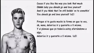Justin Bieber -  Love yourself  (lyric español/ingles)