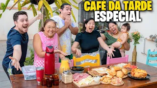 FIZEMOS CAFÉ DA TARDE ESPECIAL PARA A MARU, BOMBA E RENAN | Blog das irmãs