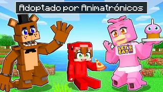 Adoptado por Animatrónicos de FIVE NIGHTS AT FREDDYS en Minecraft!