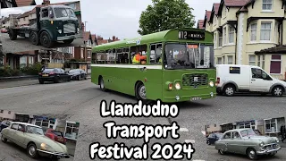 Llandudno Transport Festival 2024 - No Road Run but still plenty of cars buses etc to see 4.5.2024