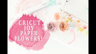 Cricut Joy Paper Flowers : Beginner Friendly Cricut Joy Project!