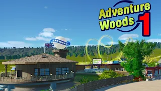 Modern Entrance AND an Intamin Steel Coaster! Adventure Woods Ep. 1 | Planet Coaster