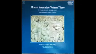 Mozart Serenades, Volume Three - Vienna Mozart Ensemble (Willi Boskovsky London vinyl LP, 1970)