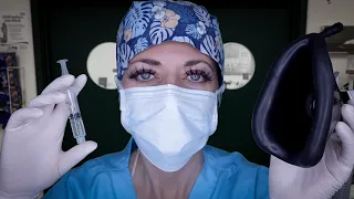 ASMR Anaesthetist Puts You To Sleep With Gas & Wakes You Up After Surgery - Beeps, Typing, Gloves