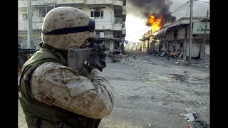 Walk Idiot Walk, except you're a Marine during the Second Battle of Fallujah