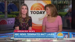 Matt Lauer Fired: "Today Show" Open