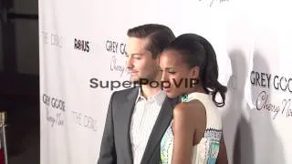 Tobey Maguire and Kerry Washington at Grey Goose Vodka Ho...