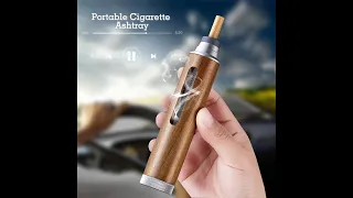 Visthtoh Portable Cigarette Ashtray for Car Home Office