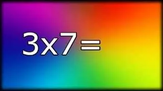 Multiplying for 2nd, 3rd grade. Multiplication flashcards.