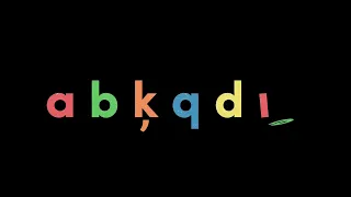 Shiddin Alphabet Song (Latin Version)