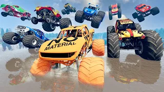 Monster Truck Mud Battle LIVE #10 | BeamNG Drive - Griff's Garage