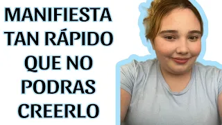 MANIFIESTA Todo En Tu Vida  ¡RÁPIDO! En Poco TIEMPO Lograrás Manifestar Todo