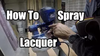 How To Spray Lacquer The Easy Way | THE HANDYMAN |