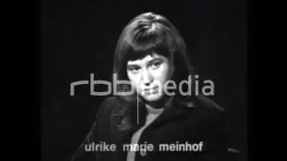 Interview with Ulrike Meinhof, 1968