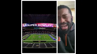 Cincinnati Bengals vs Los Angeles Rams Super Bowl￼ Field Reaction ￼
