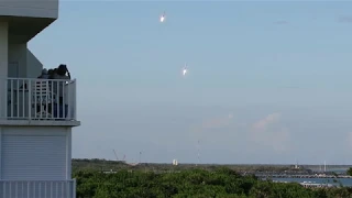 Falcon Heavy (Arabsat-6A) side booster landing