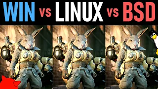 Linux vs. FreeBSD vs. Windows Gameplay Performance Comparison (2024)