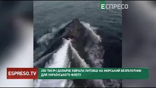 250 тисяч доларів зібрали литовці на морський безпілотник для Українського флоту