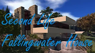 Second Life FALLINGWATER HOUSE