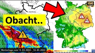 Von Überschwemmungsgefahr bis Waldbrandrisiko - eingefahrene Wetterlage