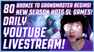 Bronze to Grandmaster Begins! New Season HOTS SL Games!