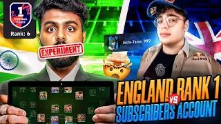 ENGLAND RANK 1 PLAYER🏴󠁧󠁢󠁥󠁮󠁧󠁿 | EXPERIMENTING MY SUBSCRIBERS SQUAD 🆚 WORLD RANK 6 🤯 | XABI TACTICS 🔥