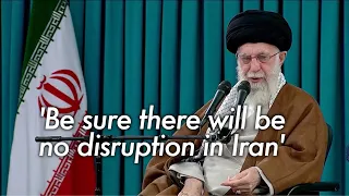 Iran's supreme leader urges no disruption to state affairs after Raisi's helicopter crash