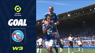 Goal Alexander DJIKU (45' +3 - RCSA) RC STRASBOURG ALSACE - STADE DE REIMS (1-1) 22/23